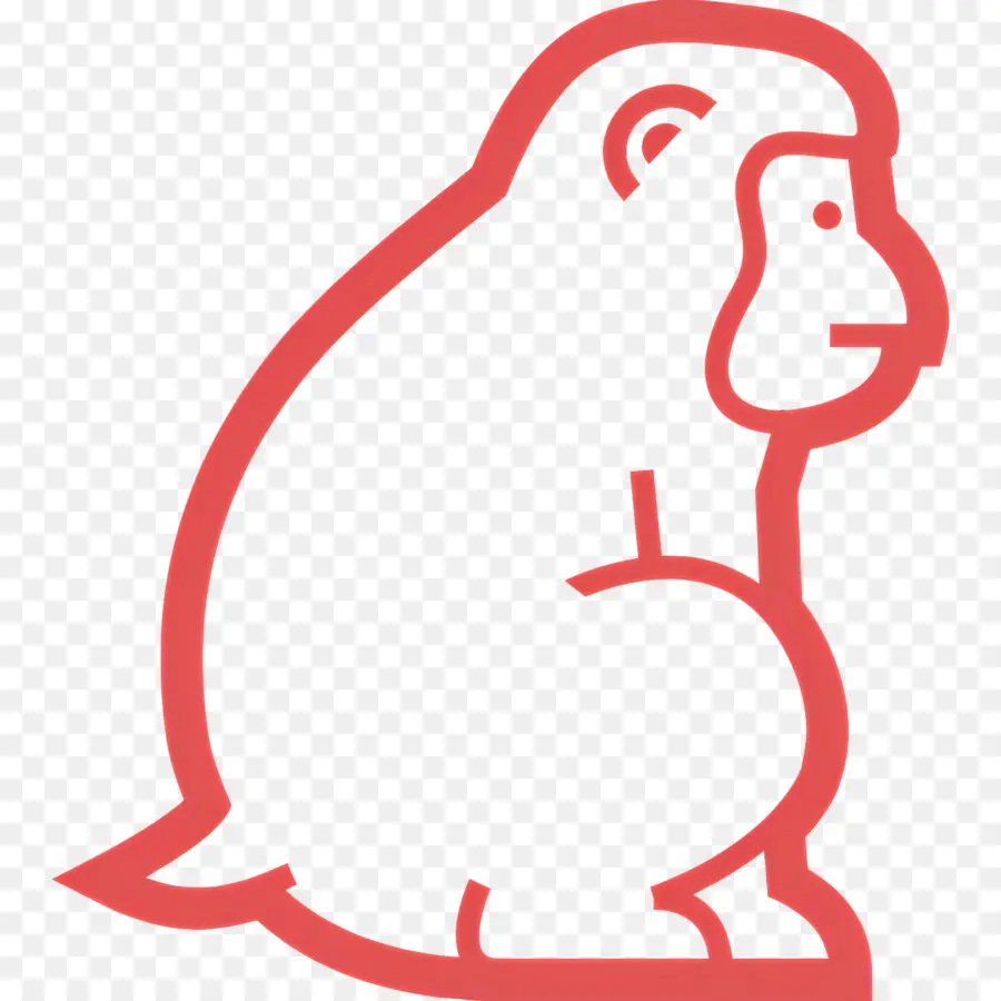 Macaco，Contorno Do Macaco PNG