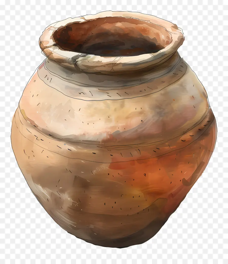 Panela De Barro，Vaso PNG