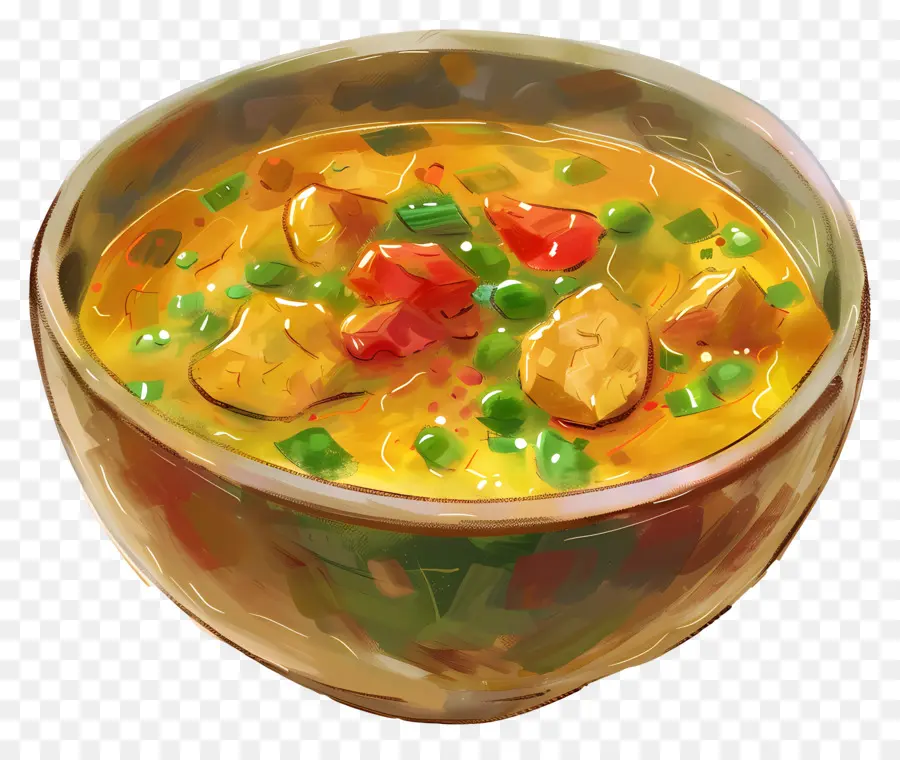 Sopa De Curry，Tigela De Sopa PNG