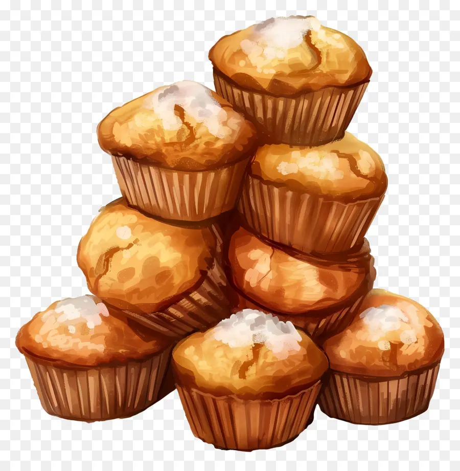 Pilha De Muffins，Muffins PNG