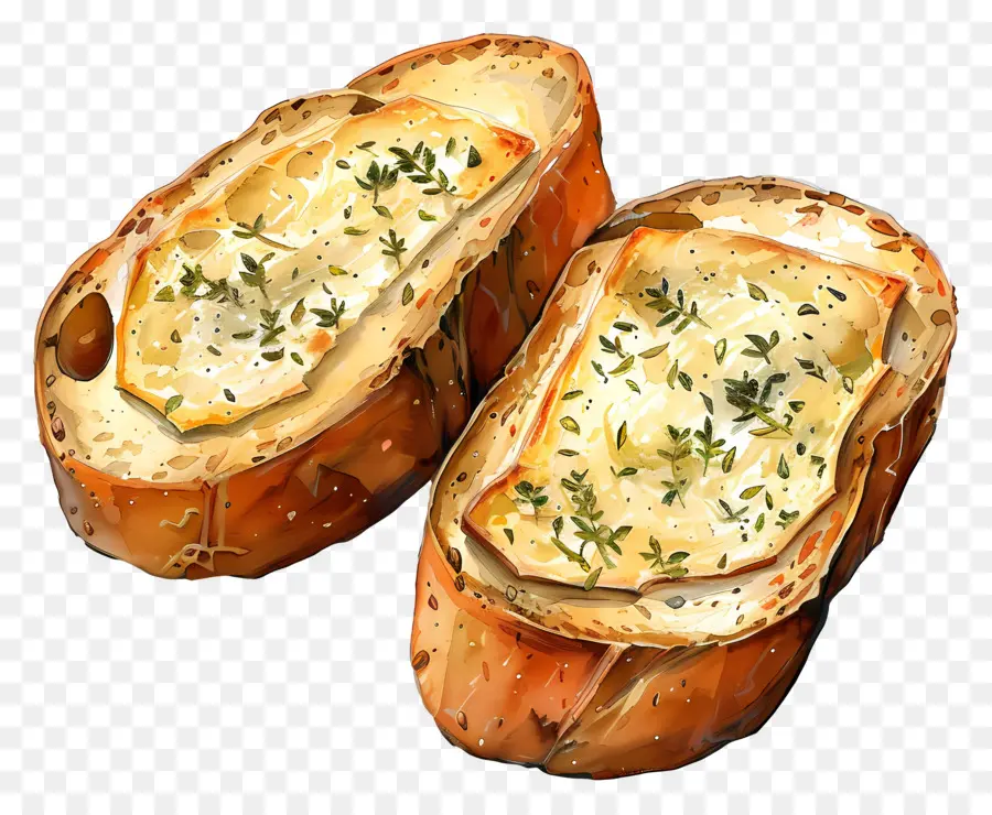 Pão De Alho，Pão De Queijo PNG