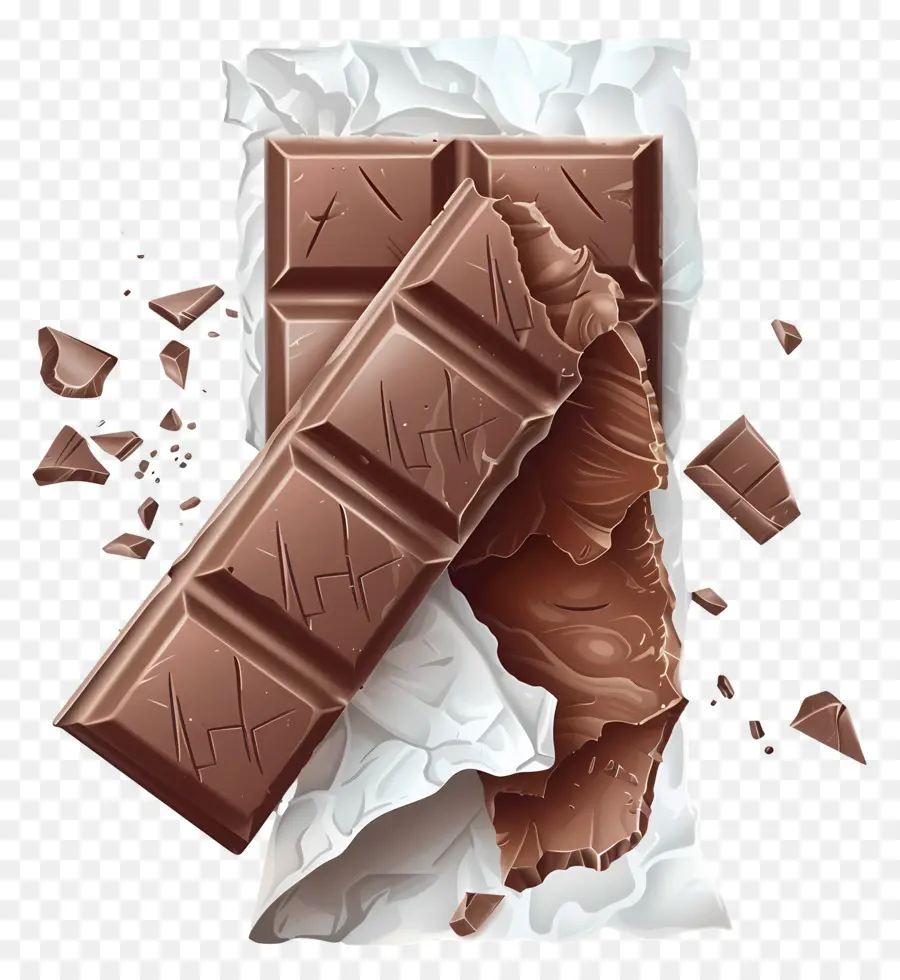 Barra De Chocolate，Marrom PNG