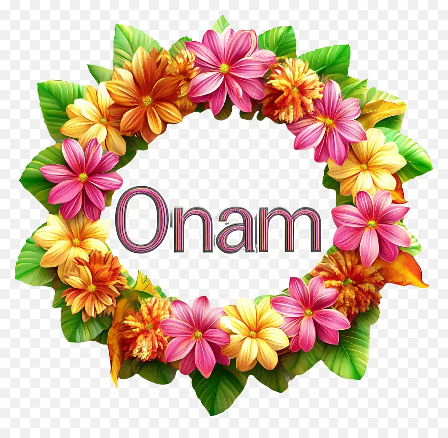 Onam，Coroa De Flores Onam PNG