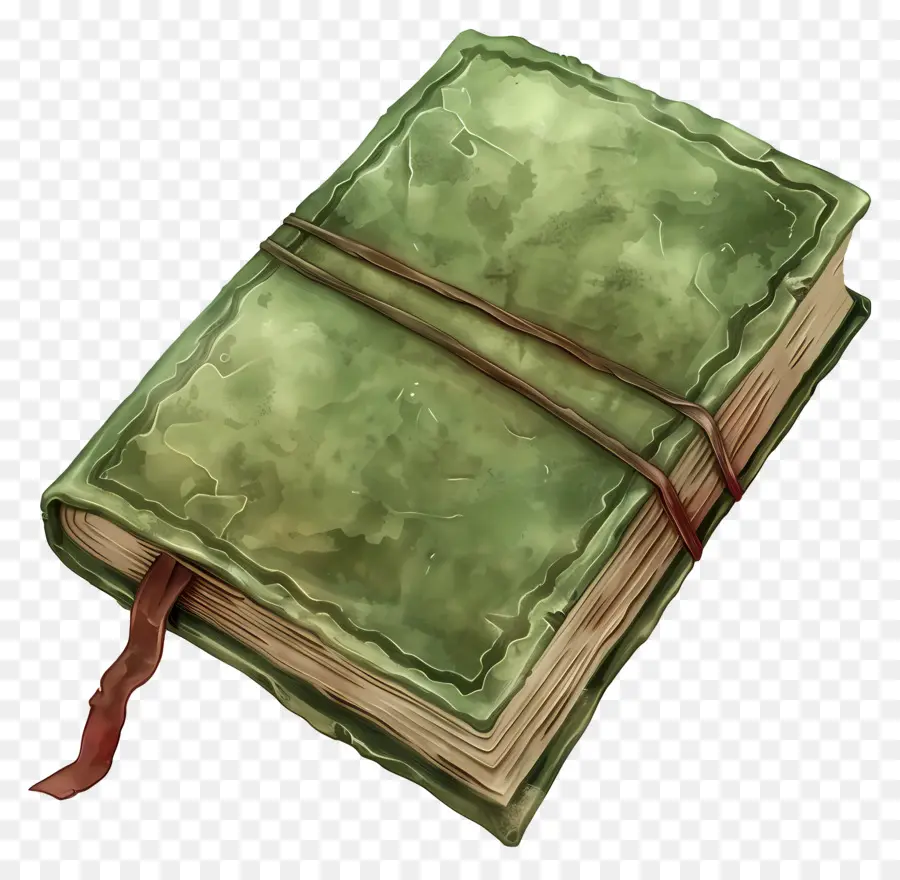 Verde Notebook，Livro Verde PNG