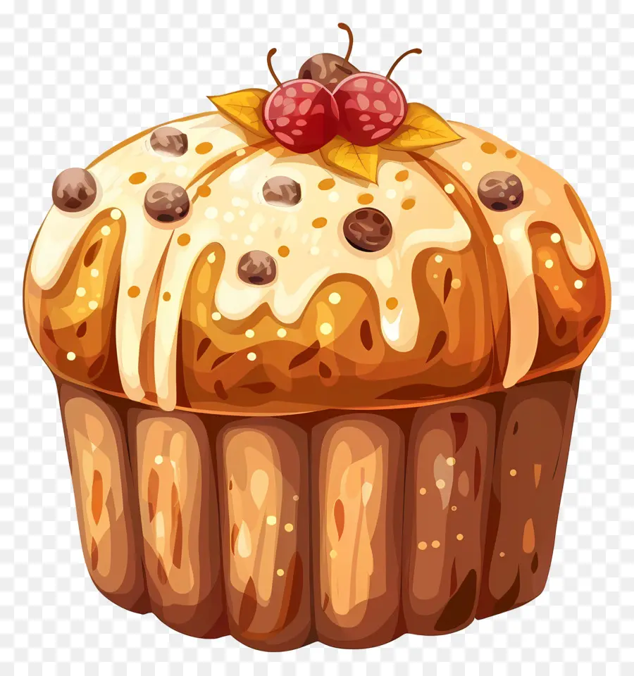 Panetone，Muffin PNG