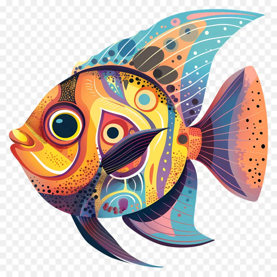 Peixes Tropicais，Peixe Amarelo PNG