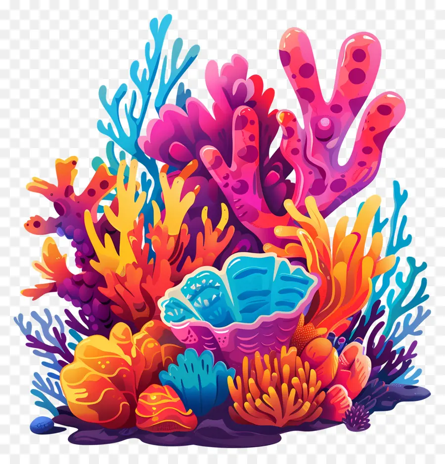 Recifes De Coral，Recife De Coral Colorido PNG