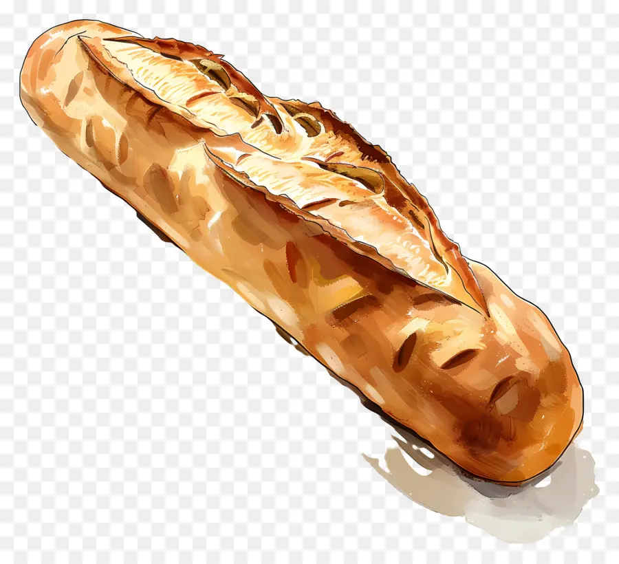 Baguete，Pão PNG