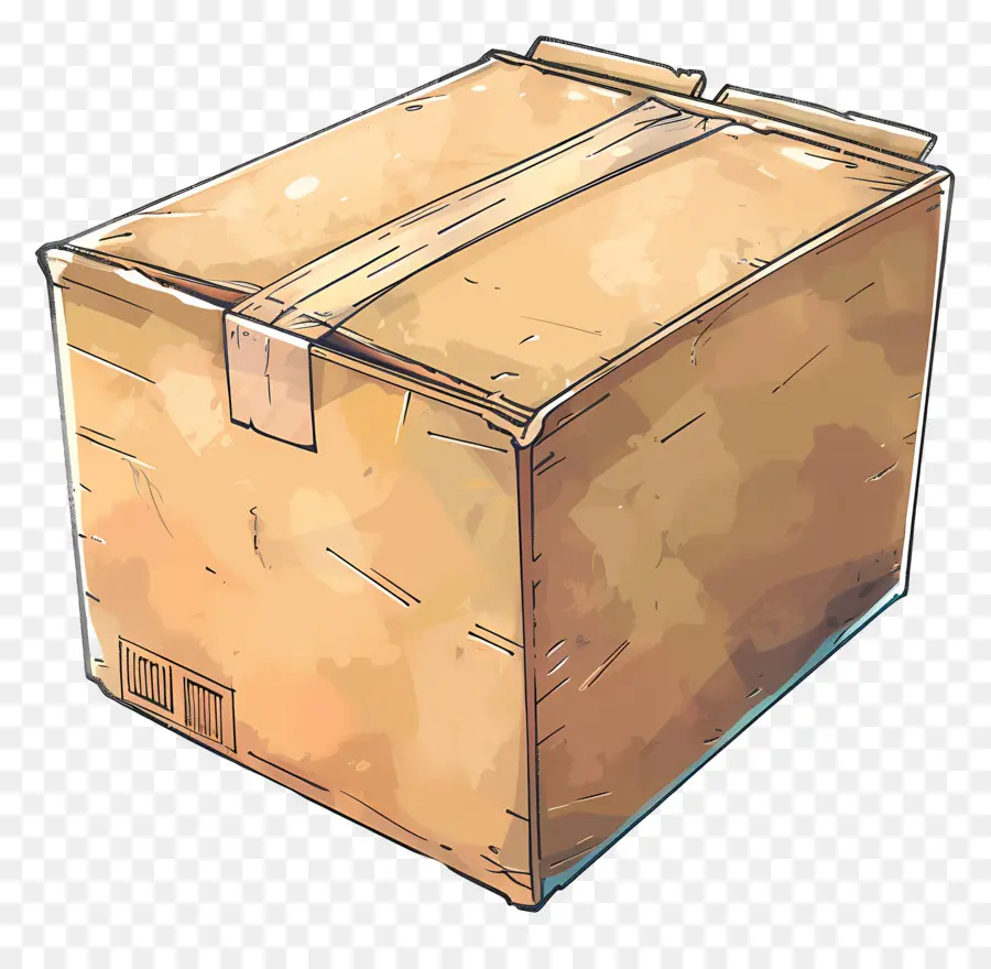 Cardboard Box，Pacote PNG