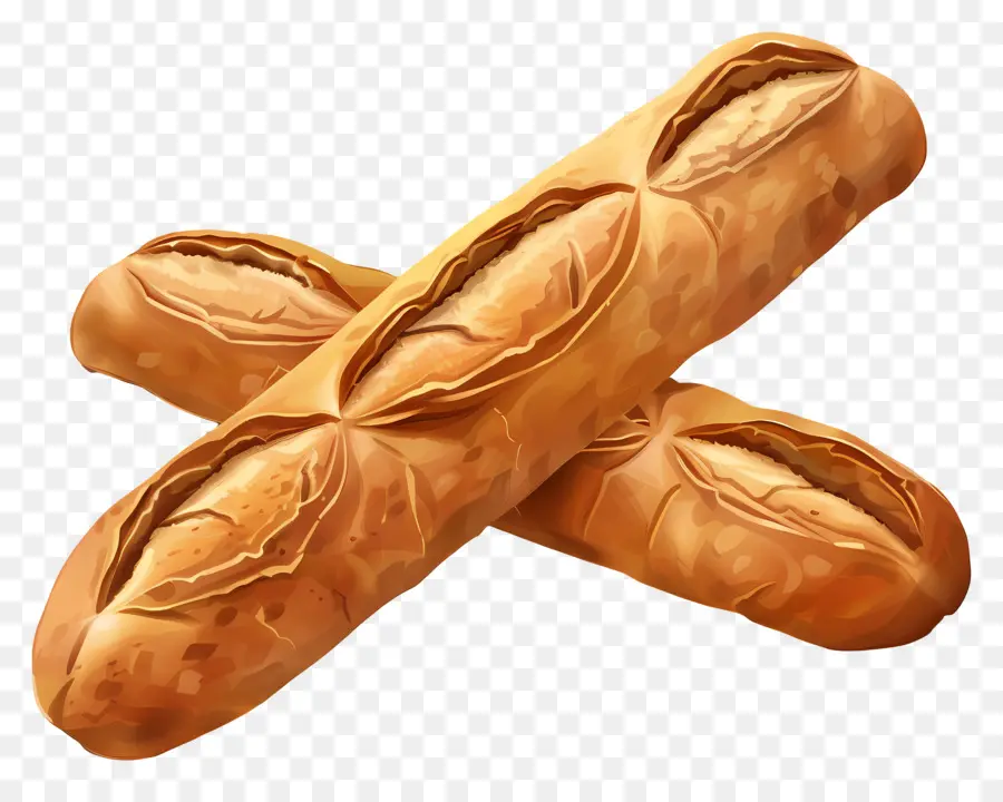 Baguete，Baguettes PNG