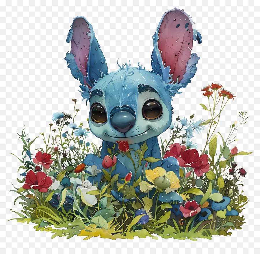 Stitch，Criatura Azul PNG