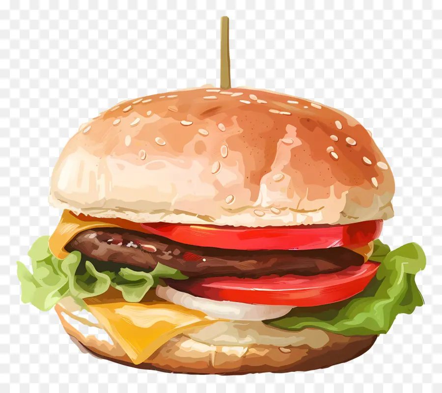 Hambúrguer Cremoso，X Burger PNG