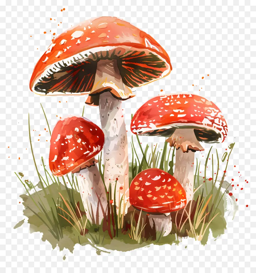 Cogumelos Da Floresta，Cogumelos PNG