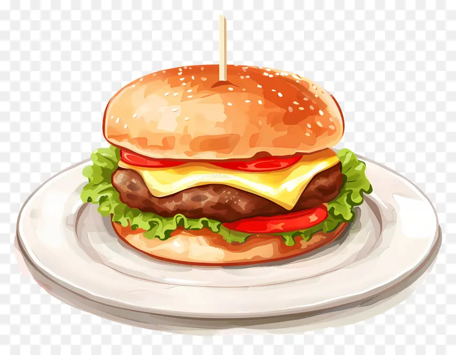 Hambúrguer Cremoso，X Burger PNG