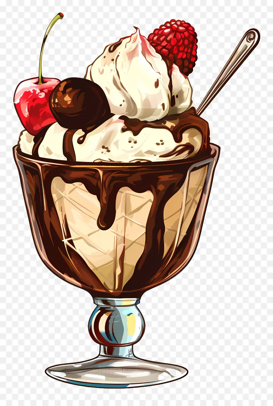 Sundae De Sorvete，Chocolate PNG