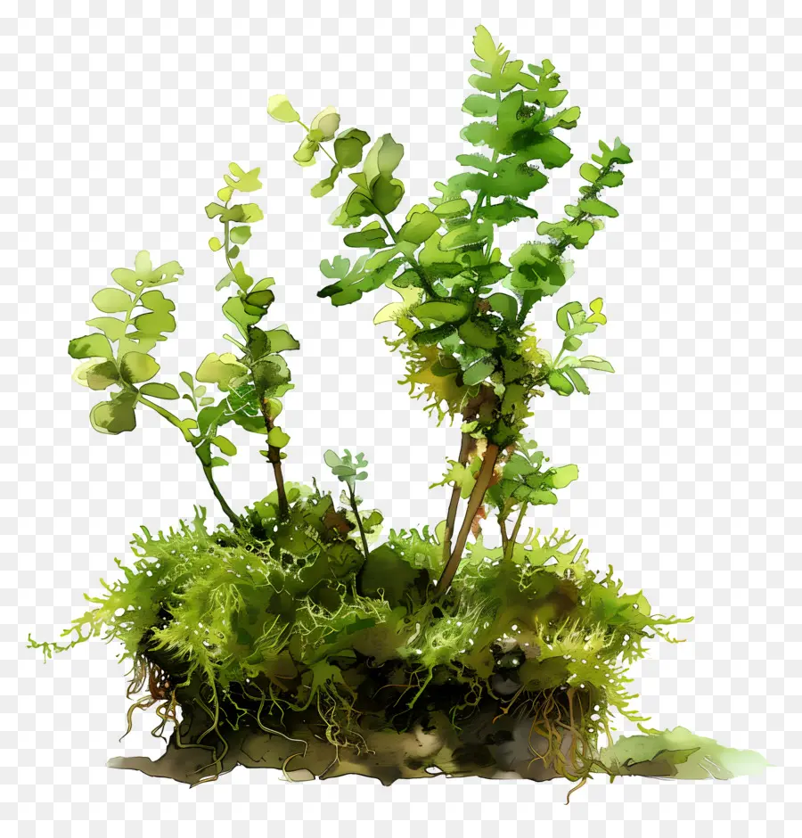 Planta De Musgo，Plantas PNG