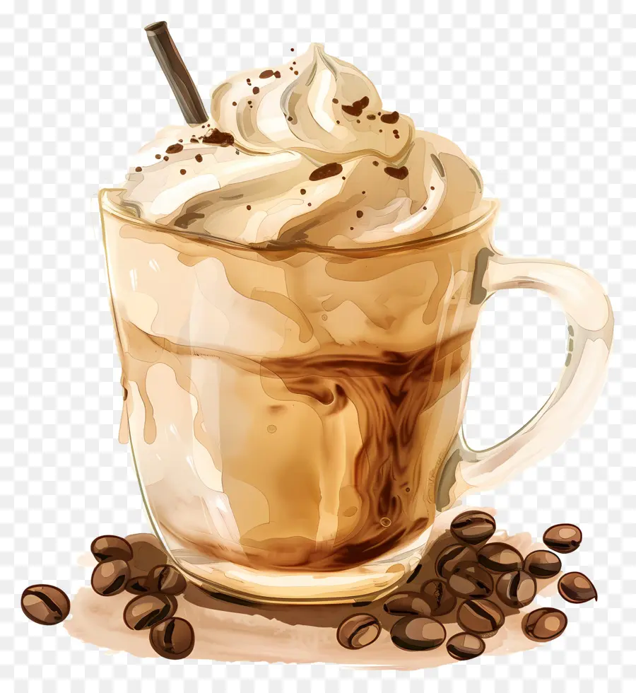 Café Cremoso，Chocolate Quente PNG