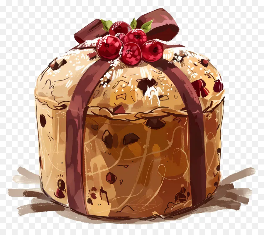 Panetone，Bolo De Frutas PNG