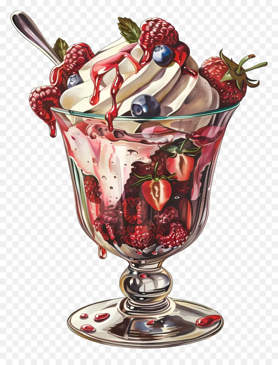 Sundae De Sorvete，Sorvete PNG