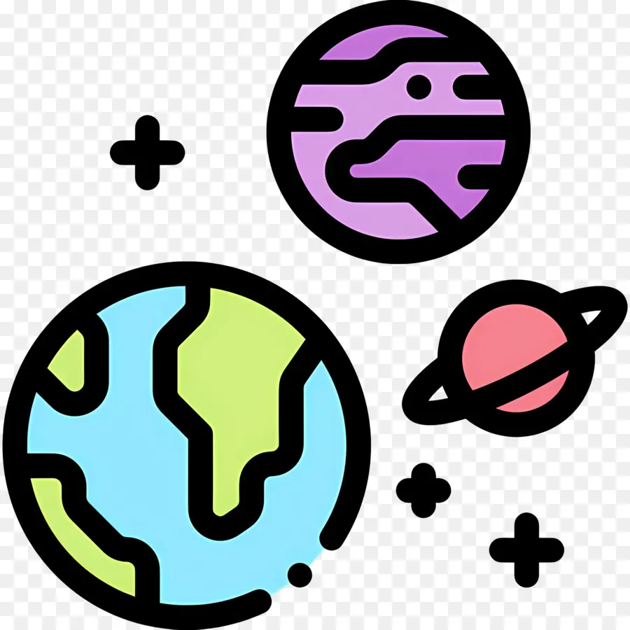 Planetas，Estrelas PNG