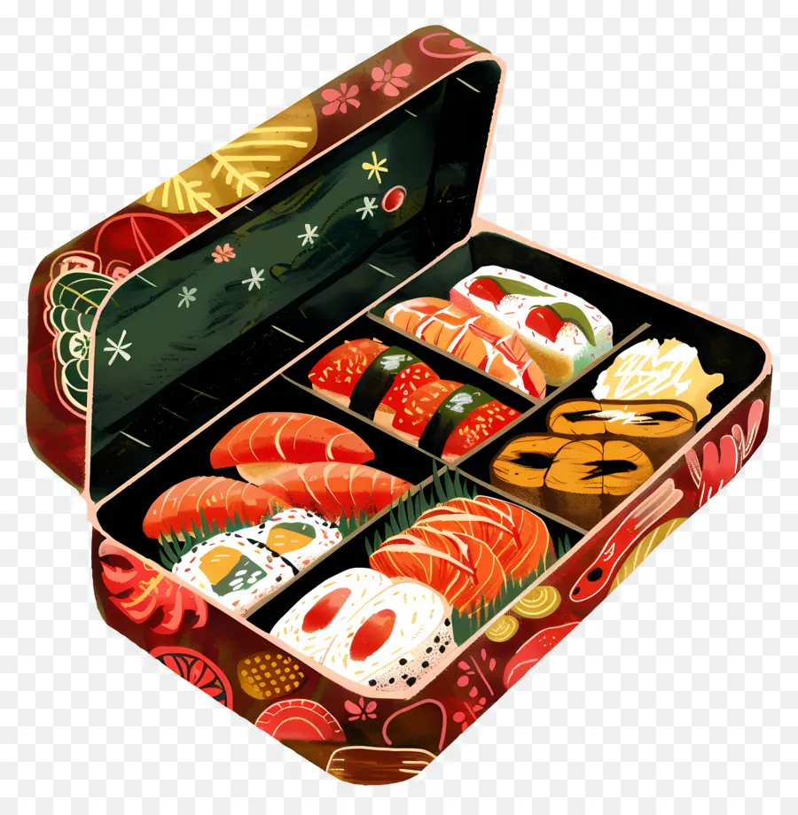 Caixa De Bento，Sushi Caixa PNG