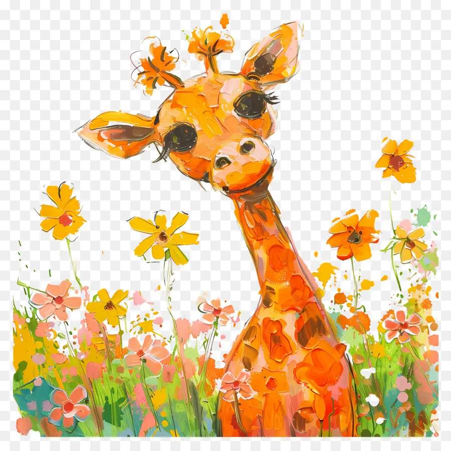 Girafa，Girafa Fofa PNG