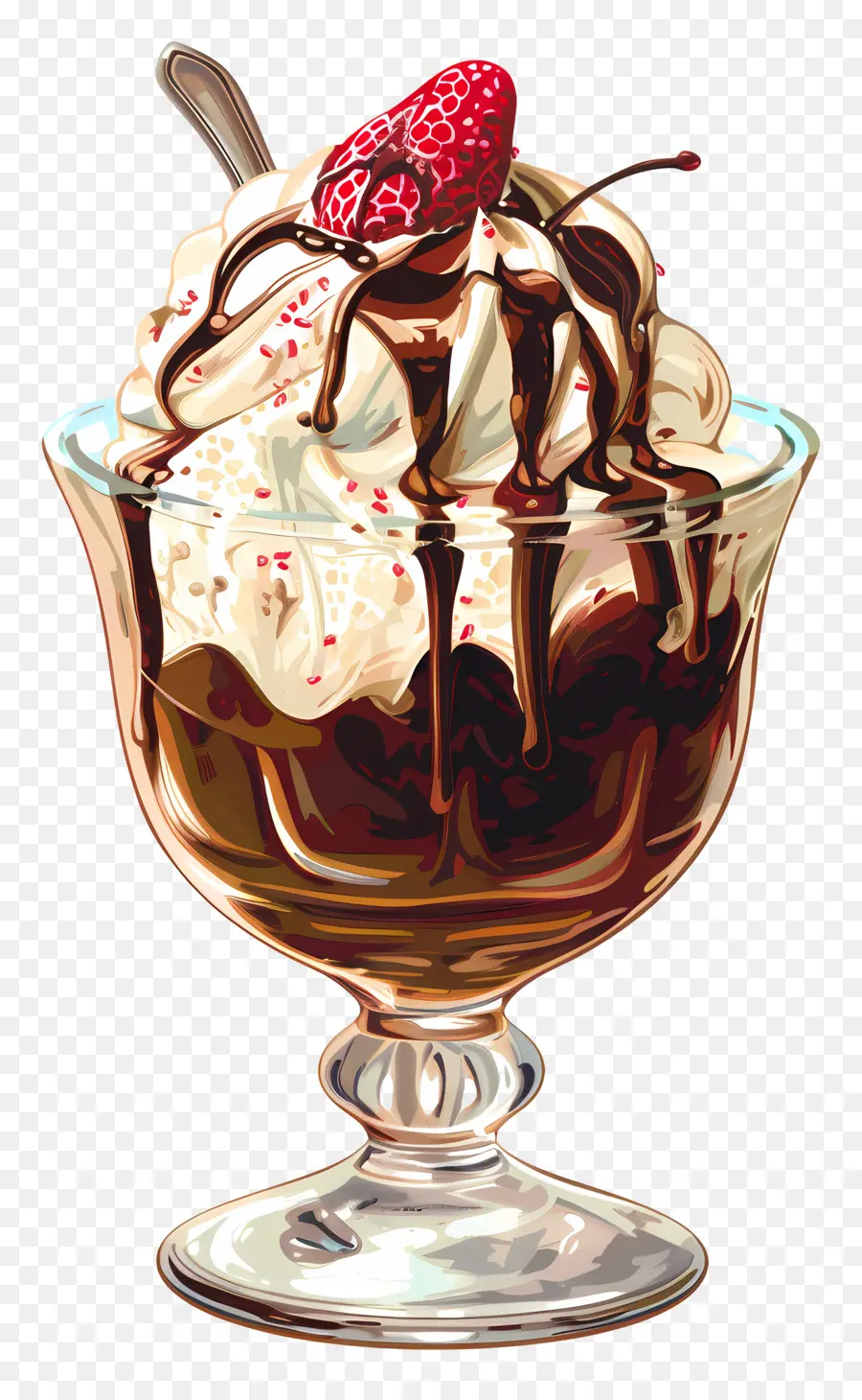 Sundae De Sorvete，Chocolate PNG