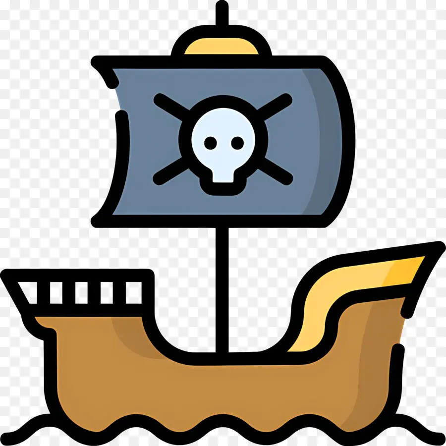 Barco Pirata，Navio Pirata PNG