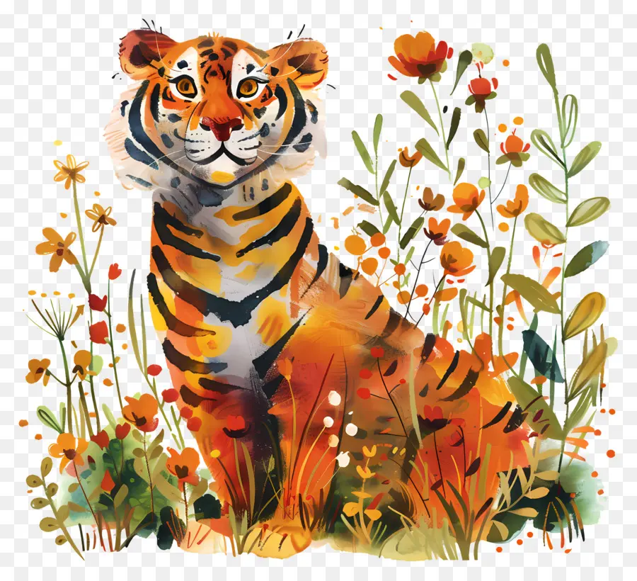 Tigre，Tigre Fofo PNG