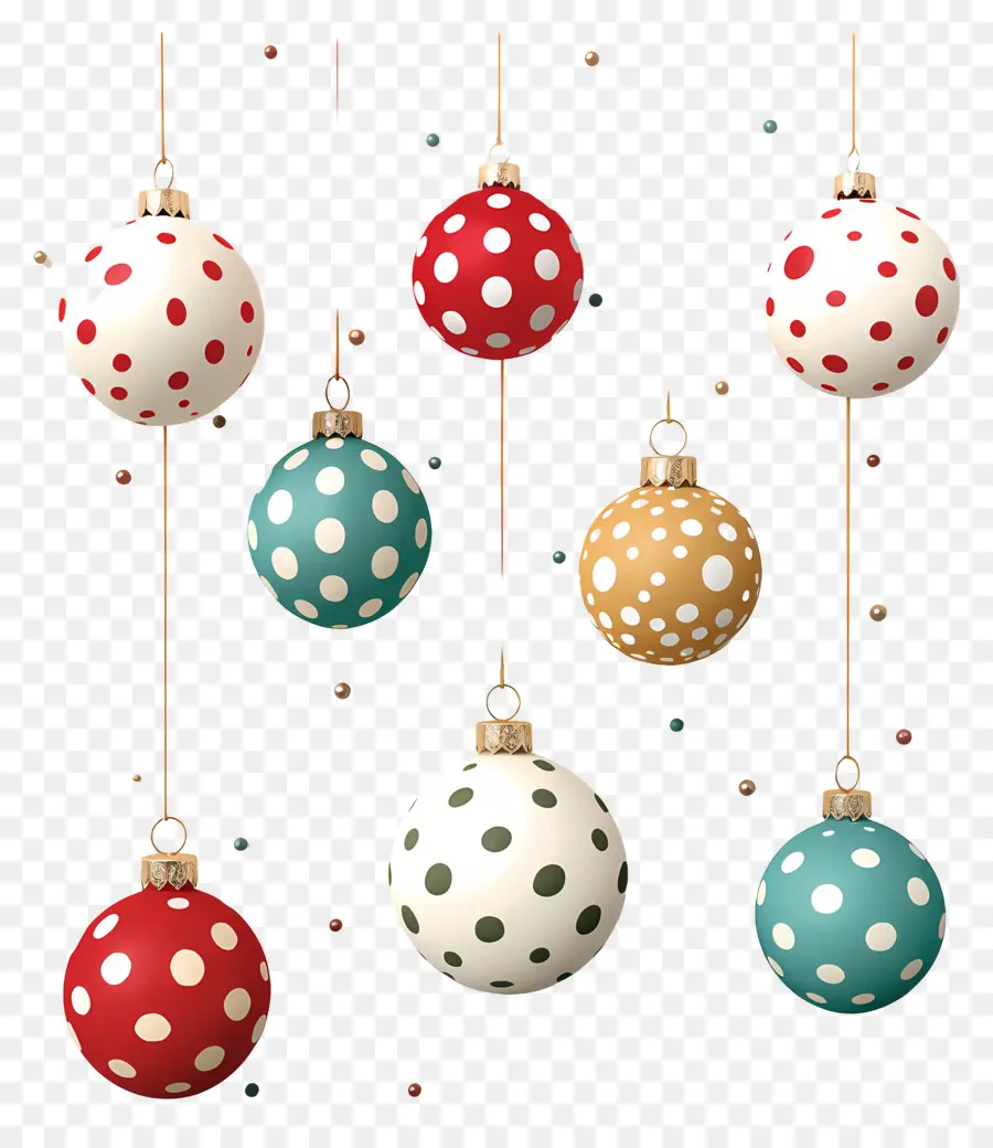 Bolas De Natal，Enfeites De Bolinhas PNG