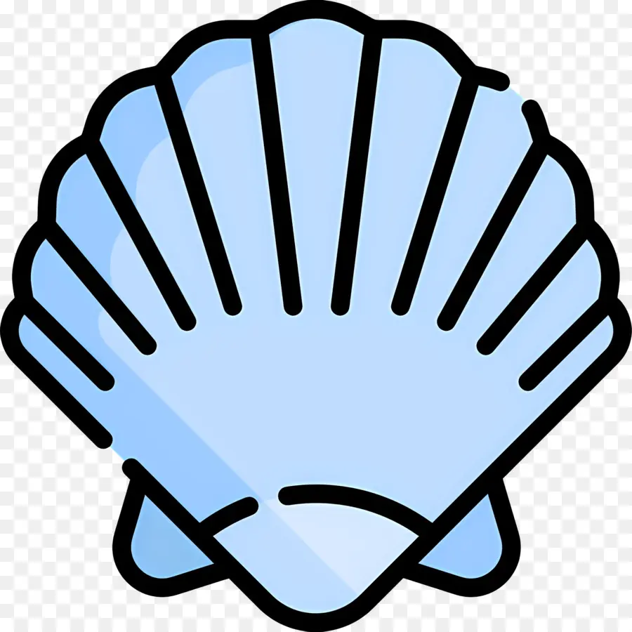 Marisco，Blue Seashell PNG