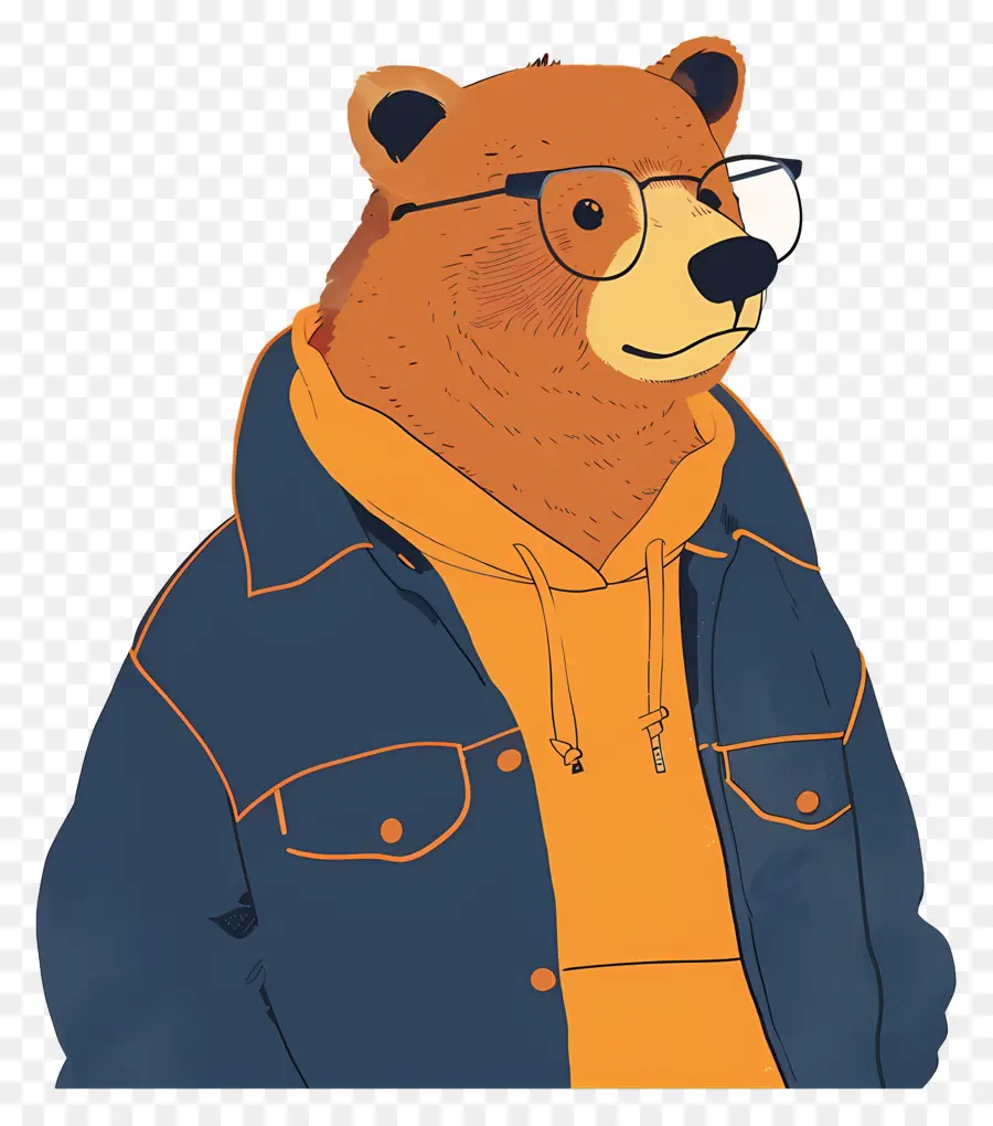 Urso，Urso De Jaqueta PNG