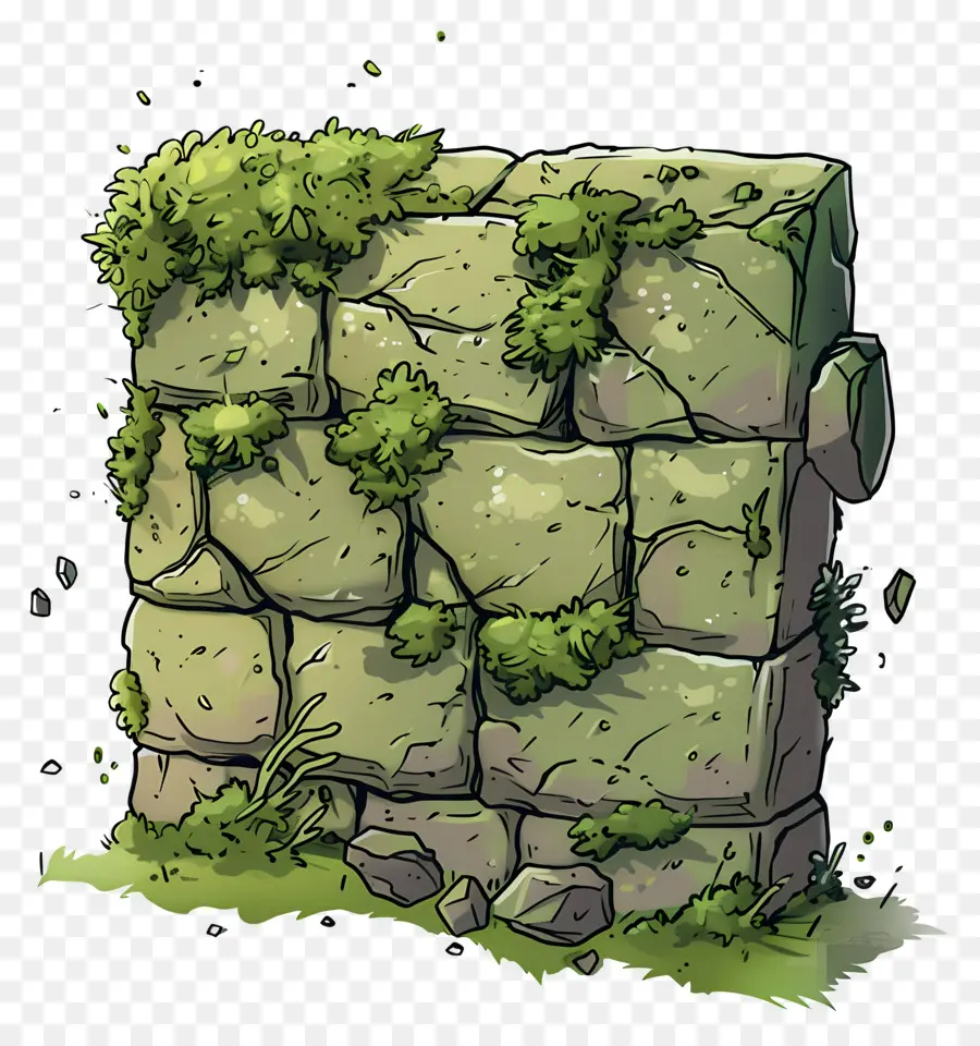 Parede De Musgo，Muro De Pedra PNG