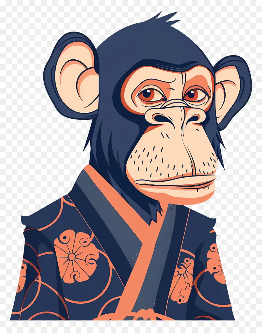 Macaco，Macaco Em Robe PNG