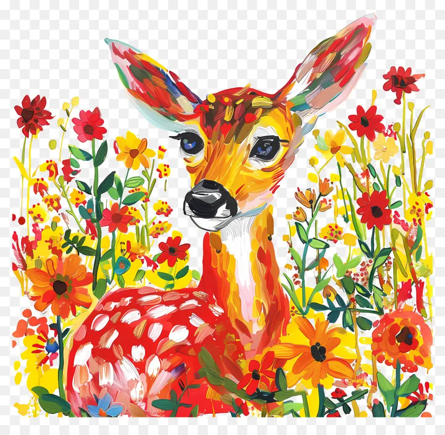 Deer，Flores PNG