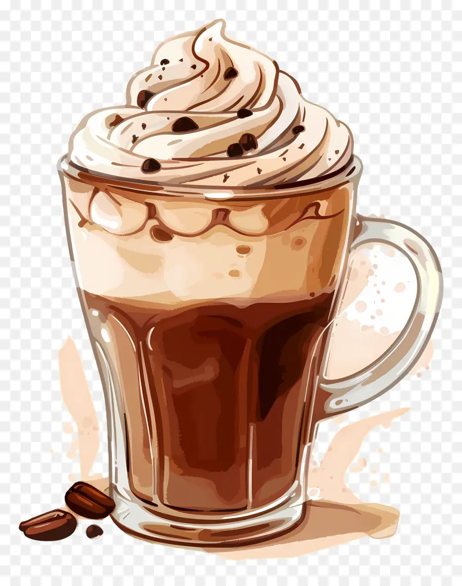 Café Cremoso，Café Com Creme PNG