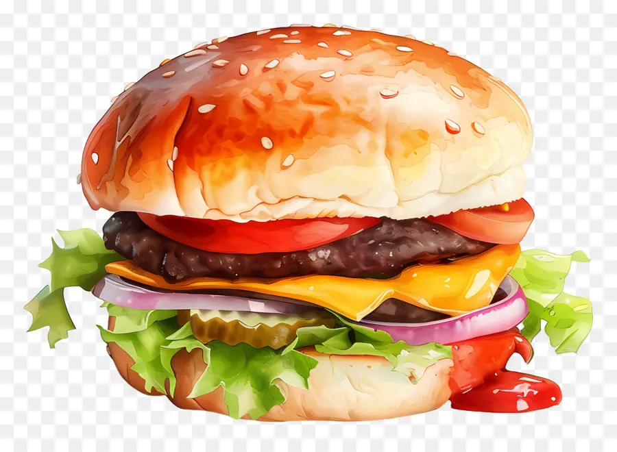 Hambúrguer Cremoso，X Burger PNG