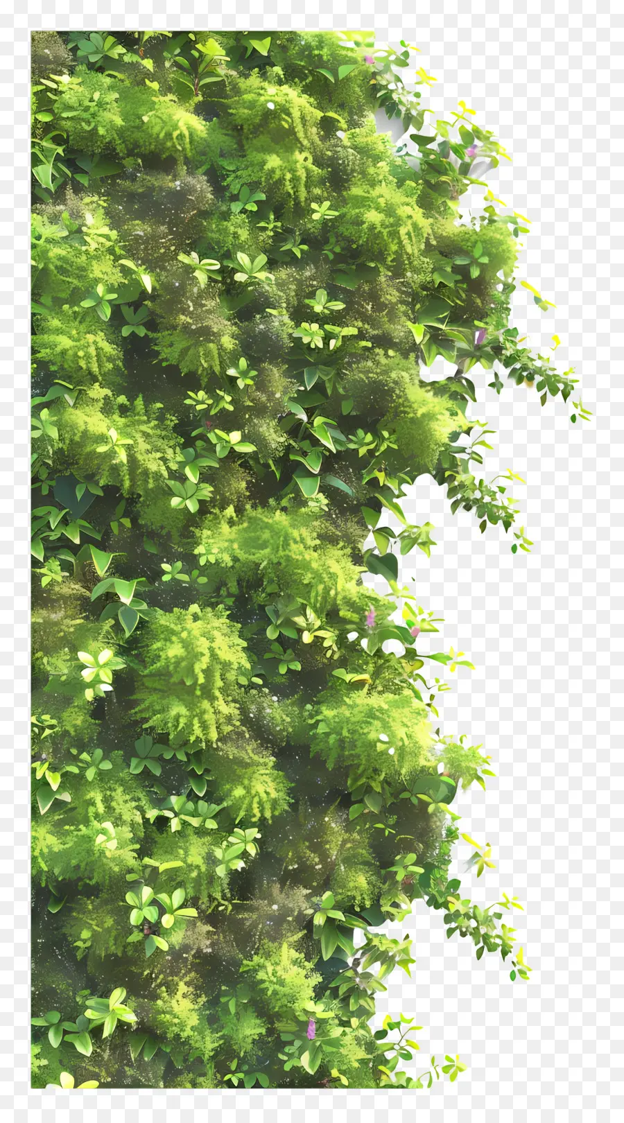 Parede De Musgo，Greenery PNG