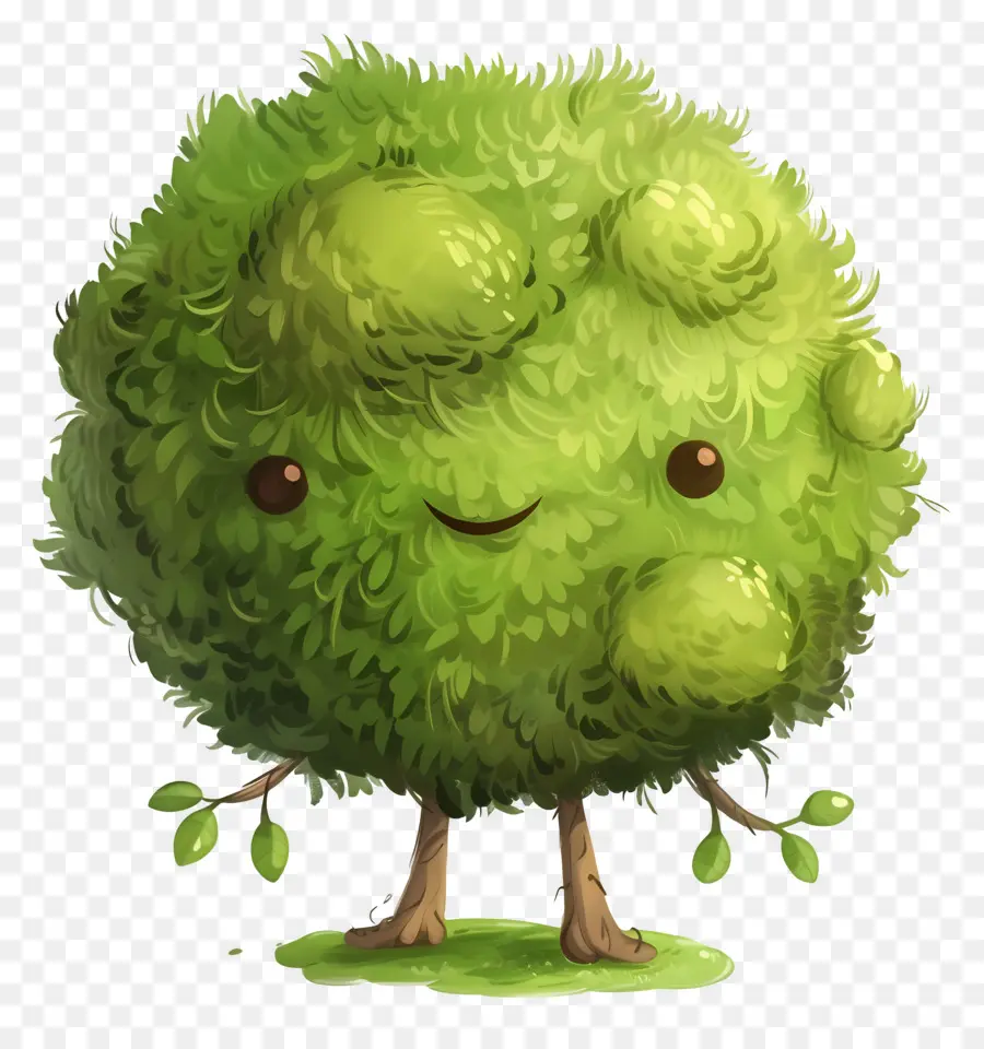 Planta De Musgo，Árvore Sorridente PNG