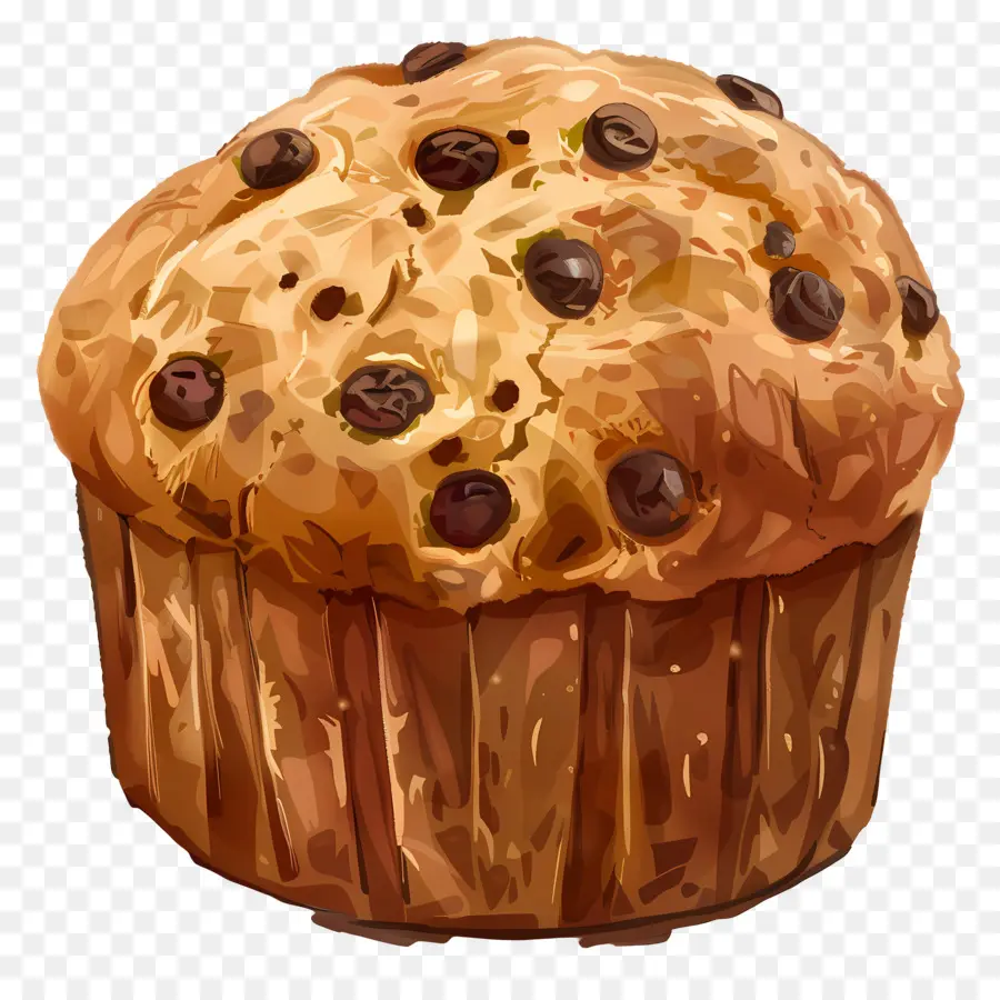 Panetones，Blueberry Muffin PNG