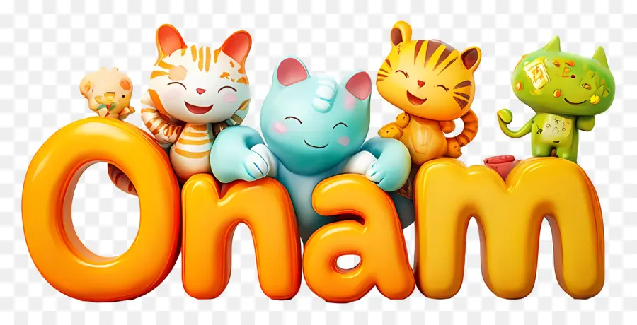 Onam，Onam Com Gatos PNG