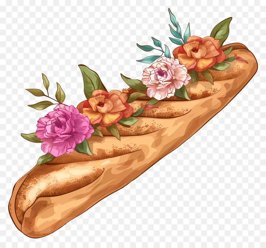 Baguete，Pão PNG