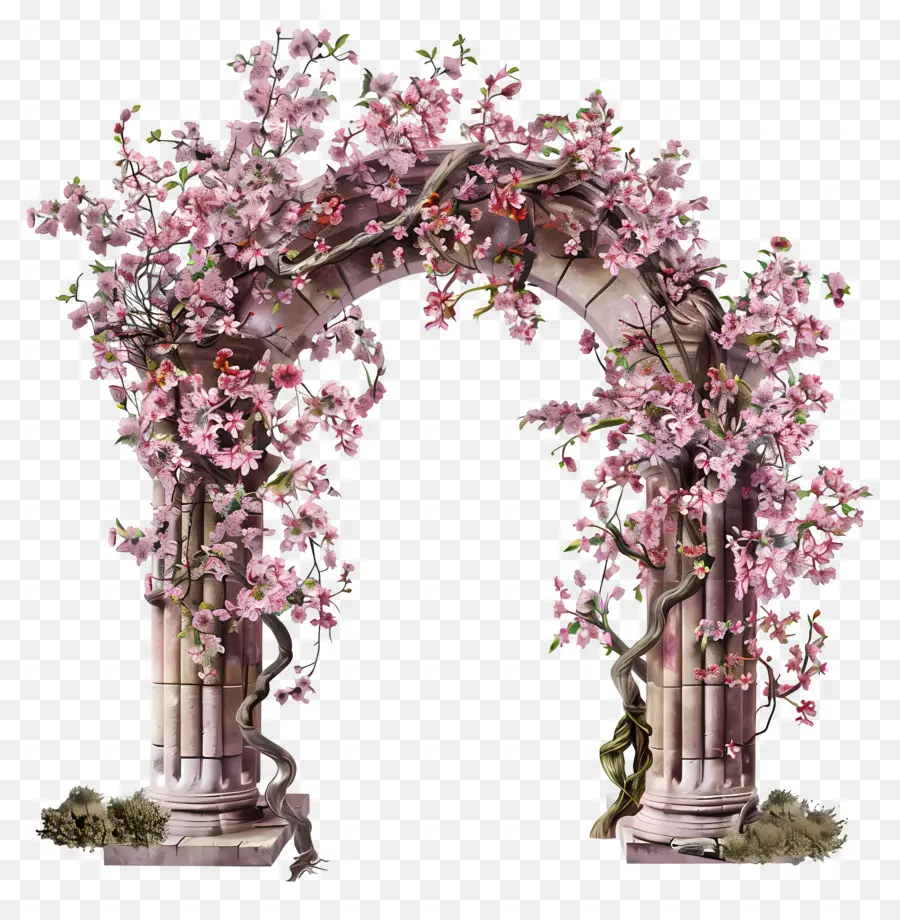 Arco Rosa Da Flor，Flor Do Arco PNG