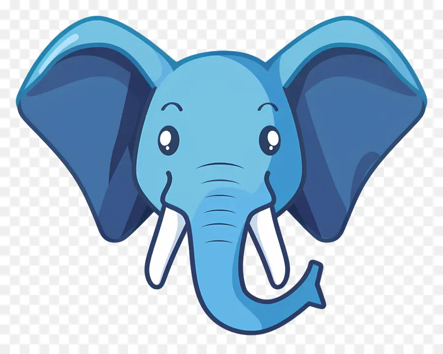 Elefante Azul，Elefante PNG