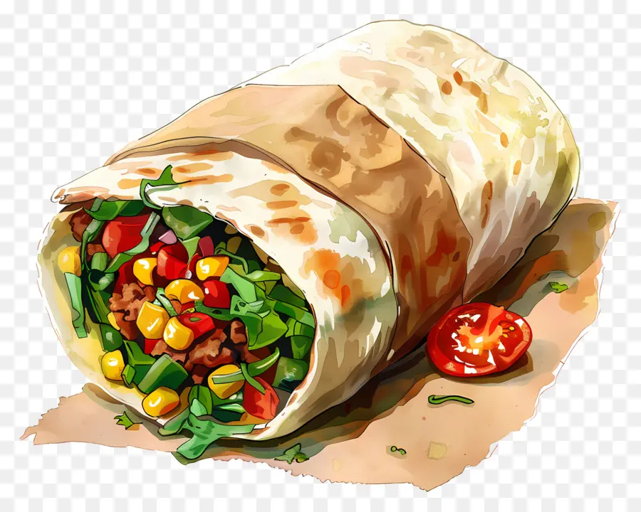 Burrito，Enrolar PNG