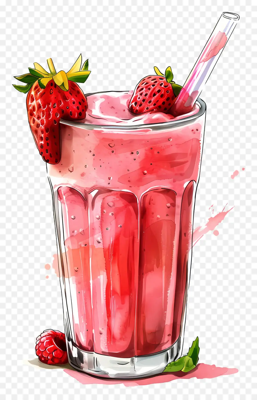 Batido，Batido De Frutas Vermelhas PNG