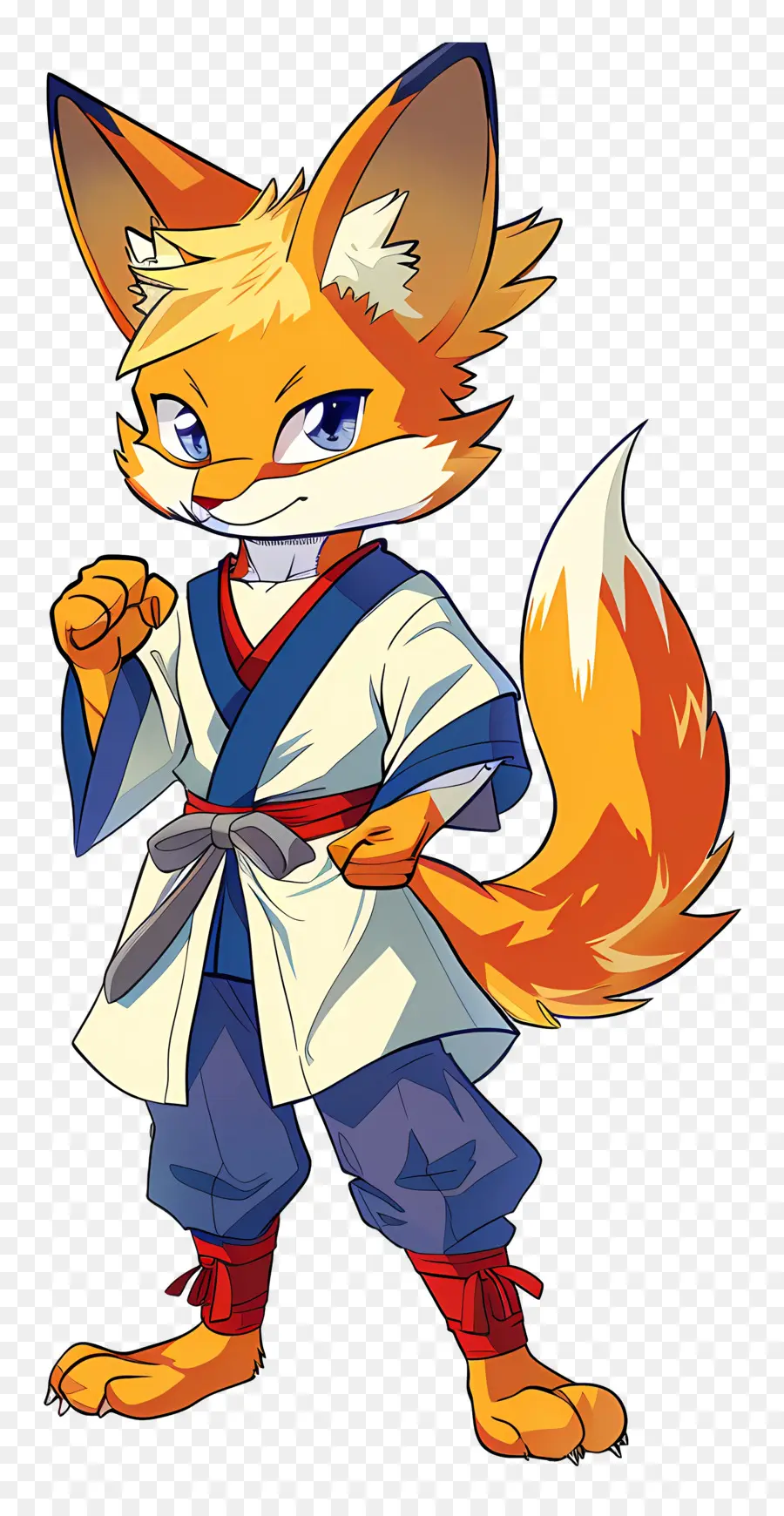 Fox，Raposa Em Roupa De Artes Marciais PNG