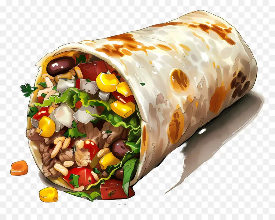 Burrito，Enrolar PNG