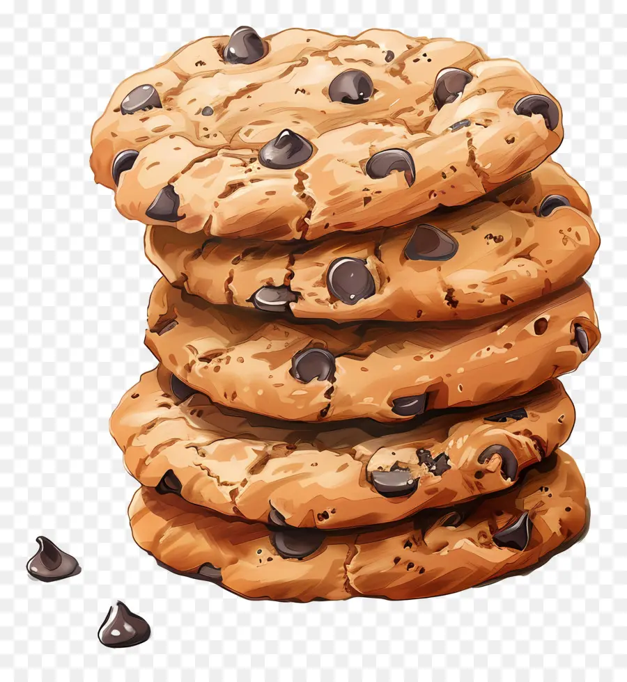 Pilha De Biscoitos，Cookies PNG