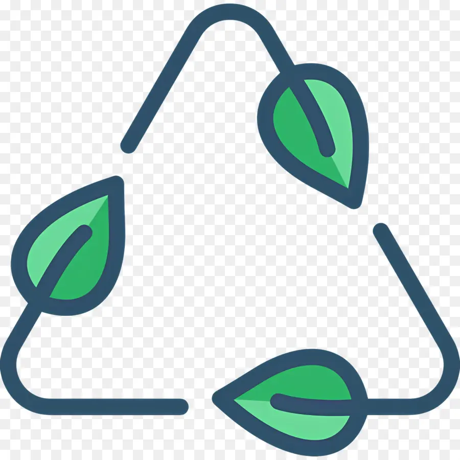 Reciclar Folhas，Símbolo De Reciclagem PNG